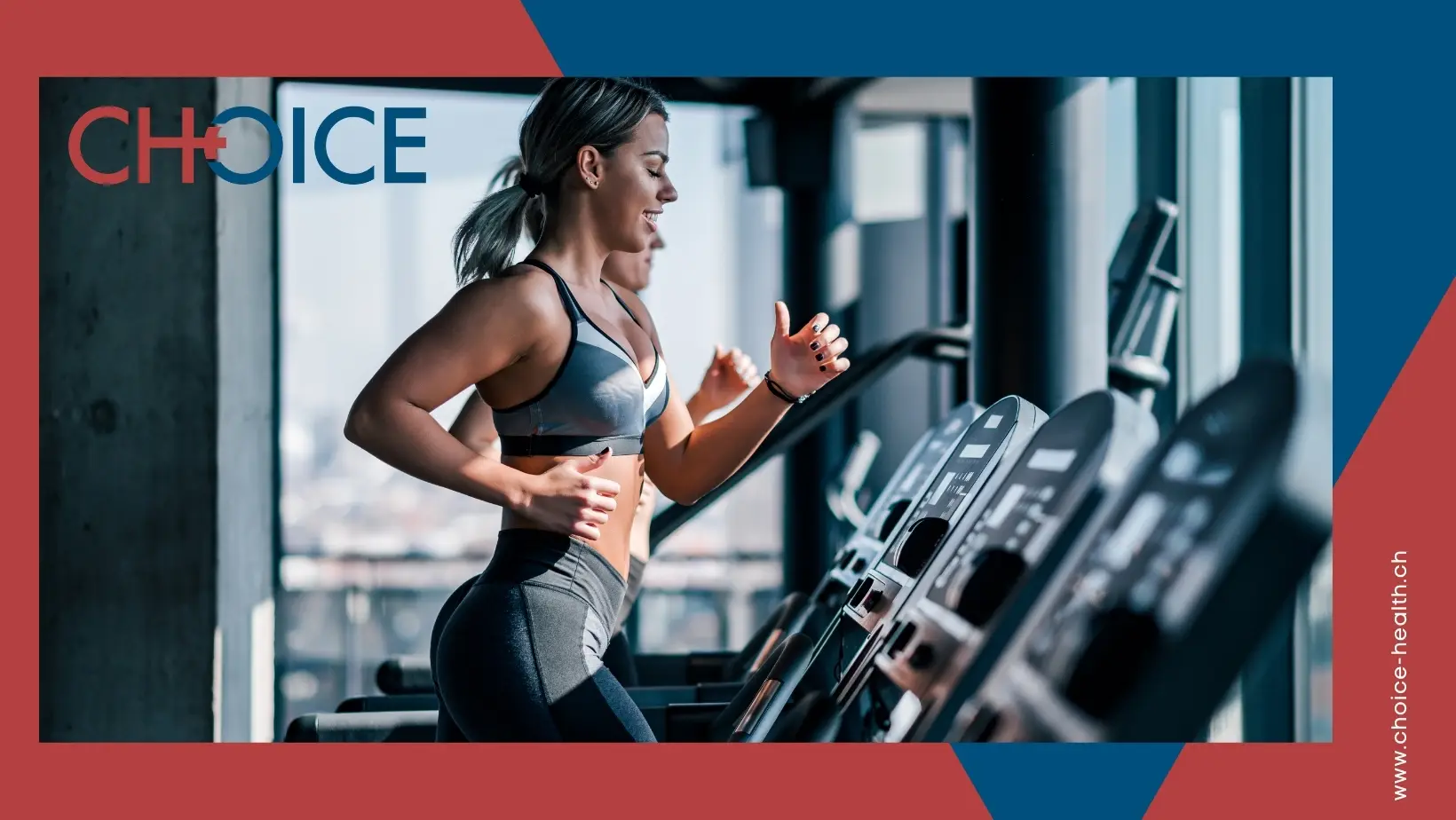Donna che si allena con esercizi di cardio fitness